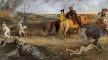 Edgar Degas : Medieval War Scene